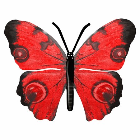 NEXT INNOVATIONS Red Eye Large Butterfly Wall Art 101410077-REDEYE